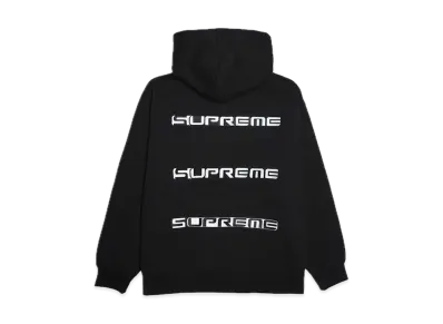 Supreme AOI Stacked Hooded Sweatshirt "Black"