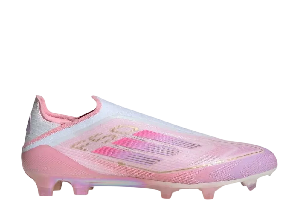 Lamine Yamal × adidas F50 Elite "Clear Pink/Purple Glow/Light Pink"