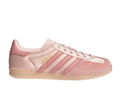 adidas Women's Gazelle Indoor "Wonder Quartz/Wonder Mauve/Gold Metallic"