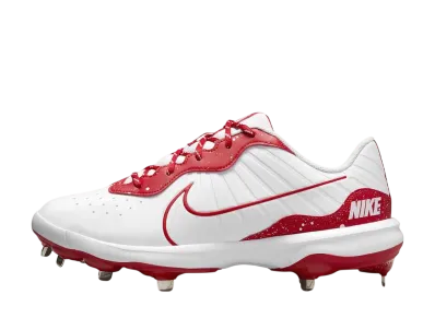 Nike Alpha Huarache Varsity 4 Low "White/University Red"