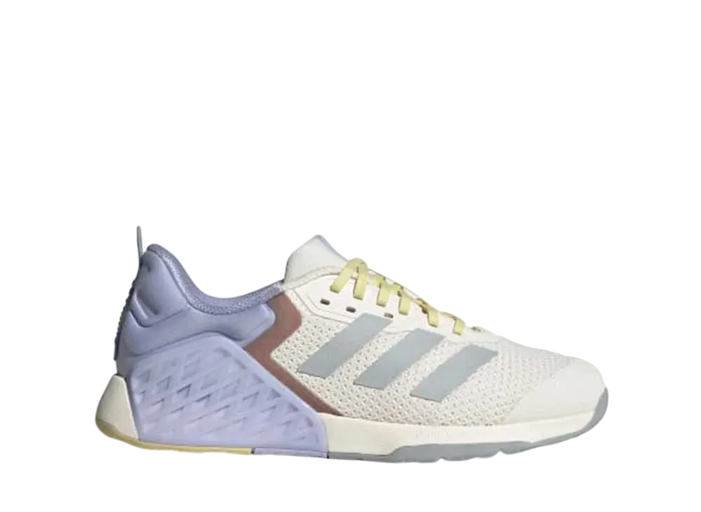アディダス ウィメンズ ドロップセット3 "チョークホワイト/ハローシルバー/バイオレットトーン"