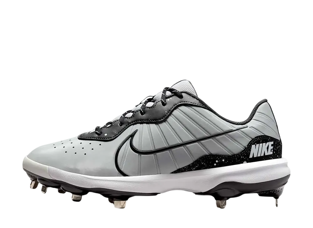 Nike Alpha Huarache Varsity 4 Low "Wolf Grey/White/Dark Smoke Grey"