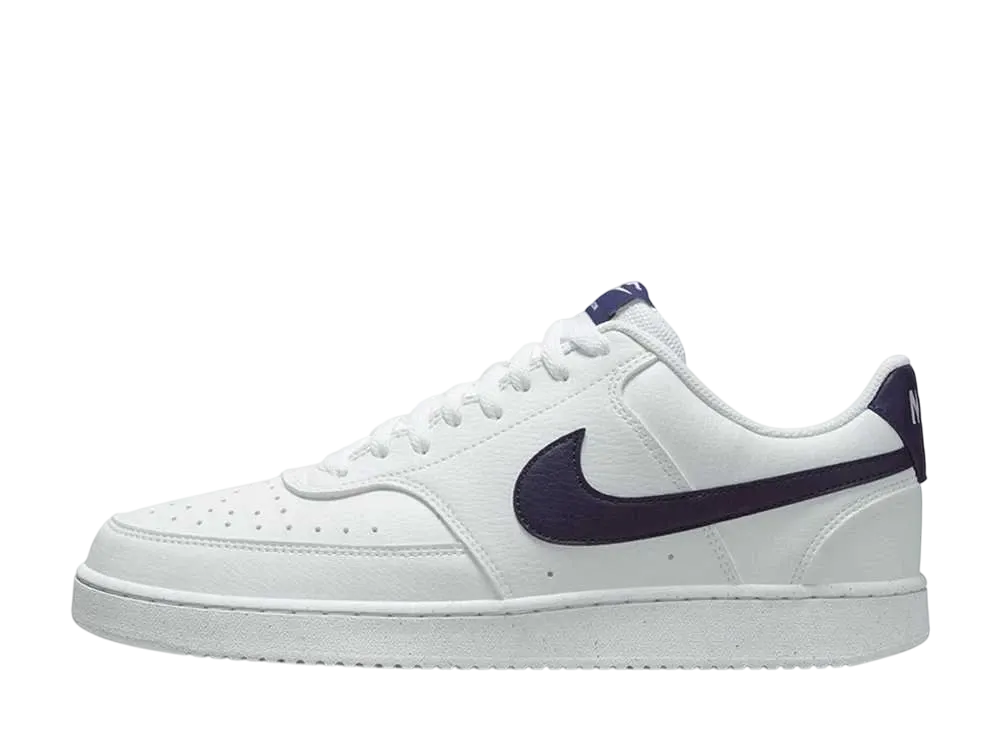 ナイキ コートビジョン ロー ネクストネイチャー "ホワイト/ミッドナイトネイビー"