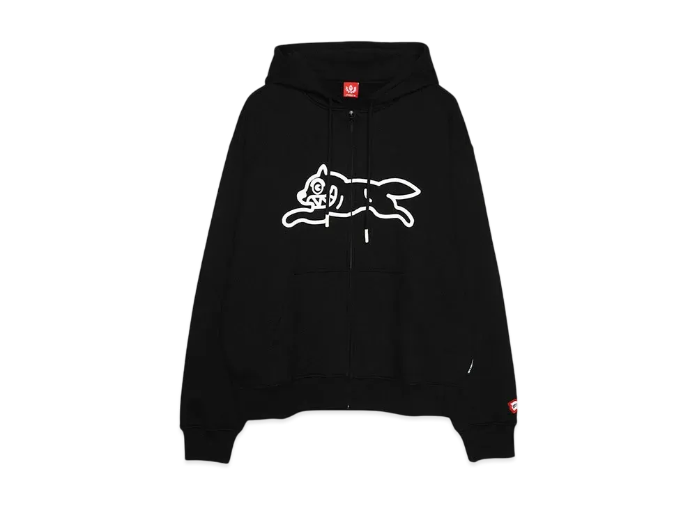 ICECREAM HAYMAKER ZIP HOODIE "BLACK"