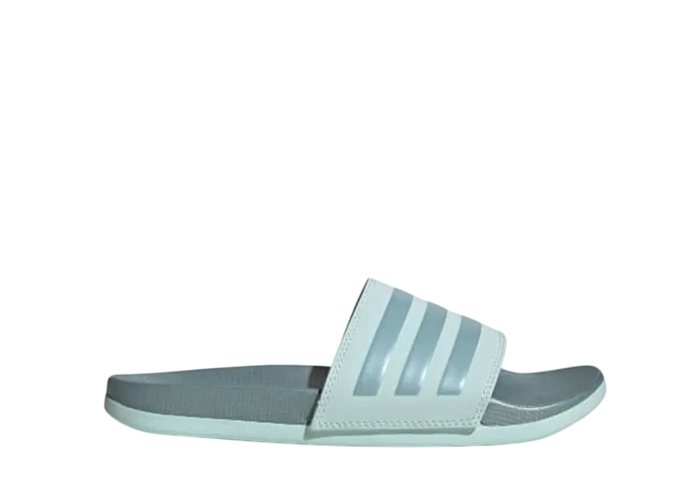 adidas Women's Adilette Comfort Slides "Halo Mint/Magic Grey Met"