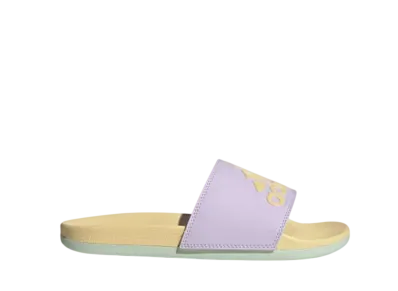 adidas Women's Adilette Comfort Slides "Ice Lavender/Orange Tint/Linen Green"