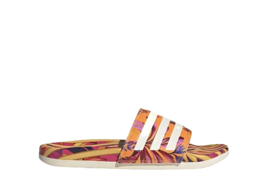 adidas Women's Adilette Comfort Slides "Bright Orange/Off White"