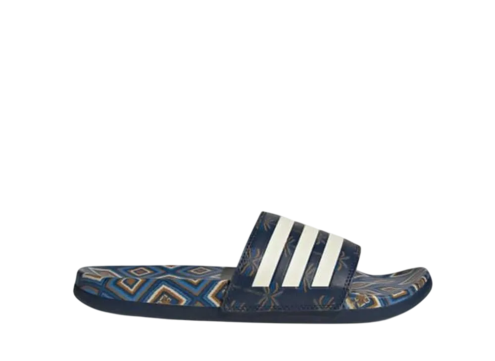 アディダス ウィメンズ アディレッタ コンフォート スライド "ナイトインディゴ/クリームホワイト"