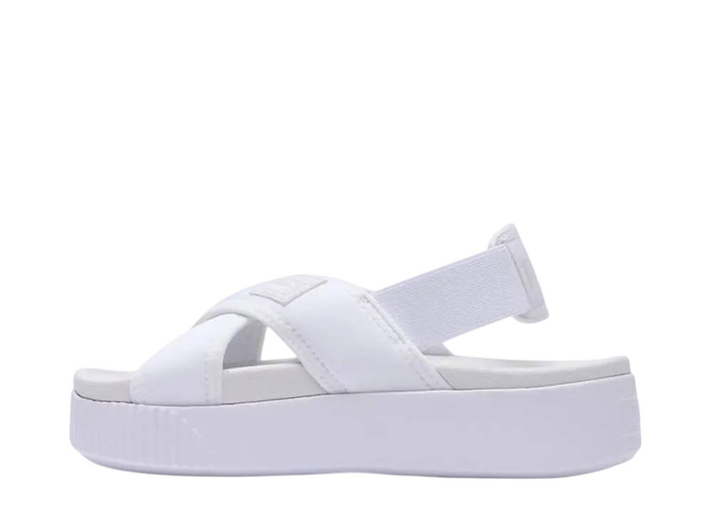 プーマ ウィメンズ プラットフォーム サンダル "ホワイト/ニンバスクラウド"