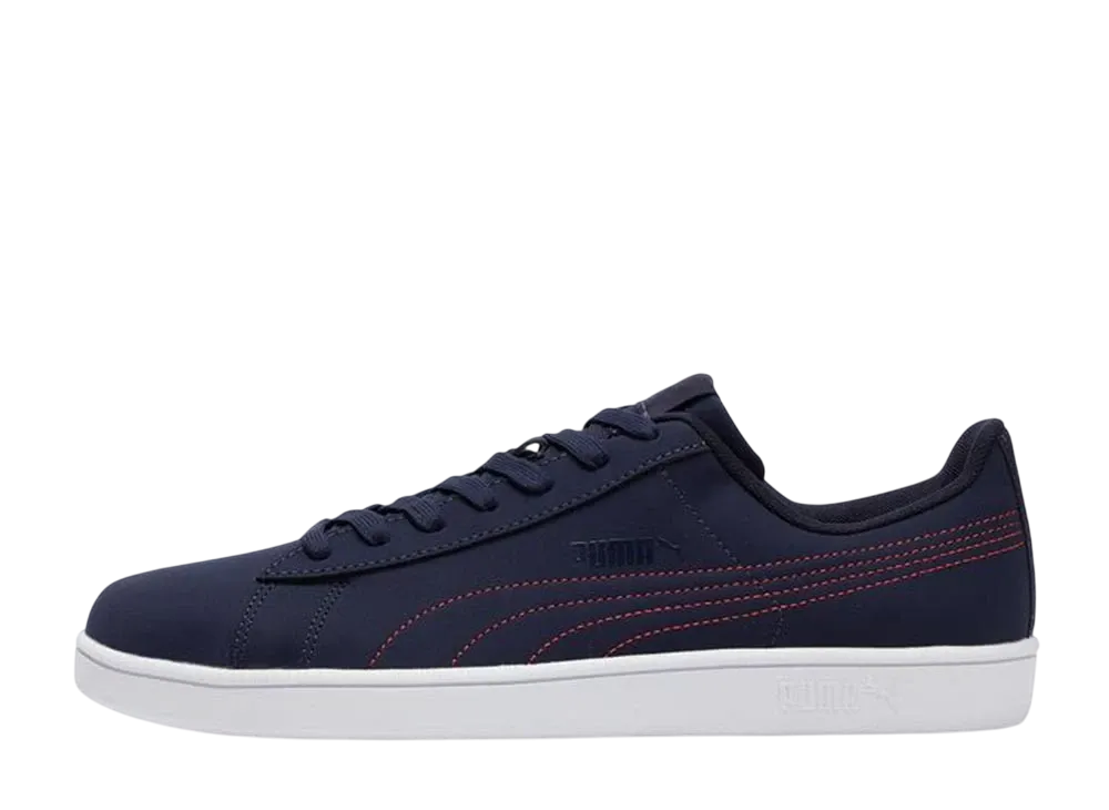 プーマ アップ ステッチ ヌバック "ピーコート/レッド"