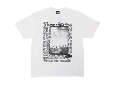 Stussy x Chocolate Skateboards 30th Anniversary Tee "White"
