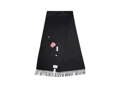 INOUE BROTHERS x Bal BRUSHED SCARF "BLACK"