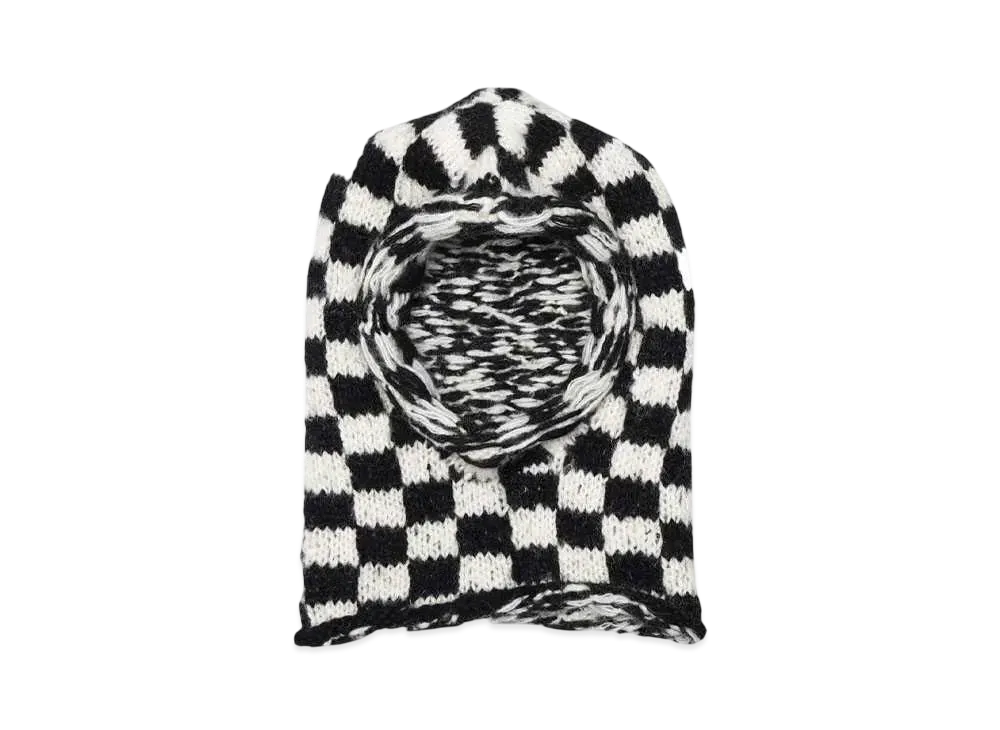 Bal CHECKERED HAND KNIT BALACLAVA "BLACK"
