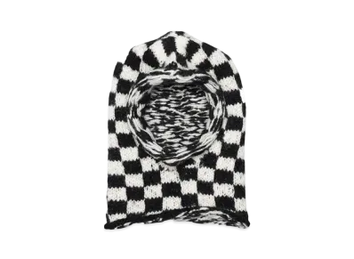 Bal CHECKERED HAND KNIT BALACLAVA "BLACK"