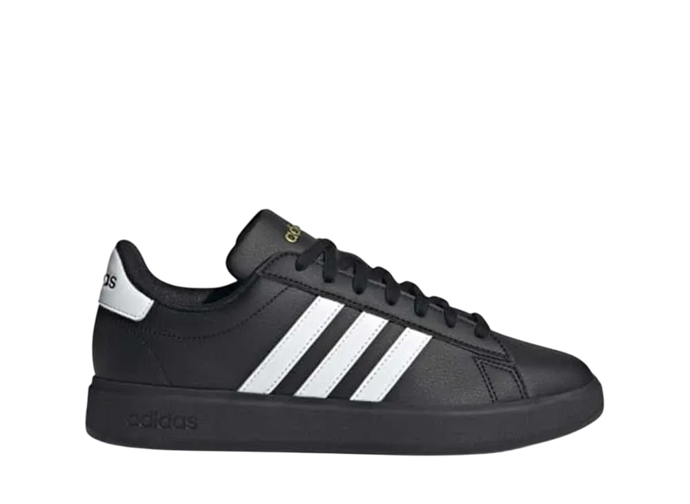 アディダス ウィメンズ グランドコート2.0 "コアブラック/クラウドホワイト/ゴールドメタリック"