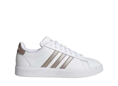 adidas Women's Grand Court "Cloud White/Platinum Metallic"