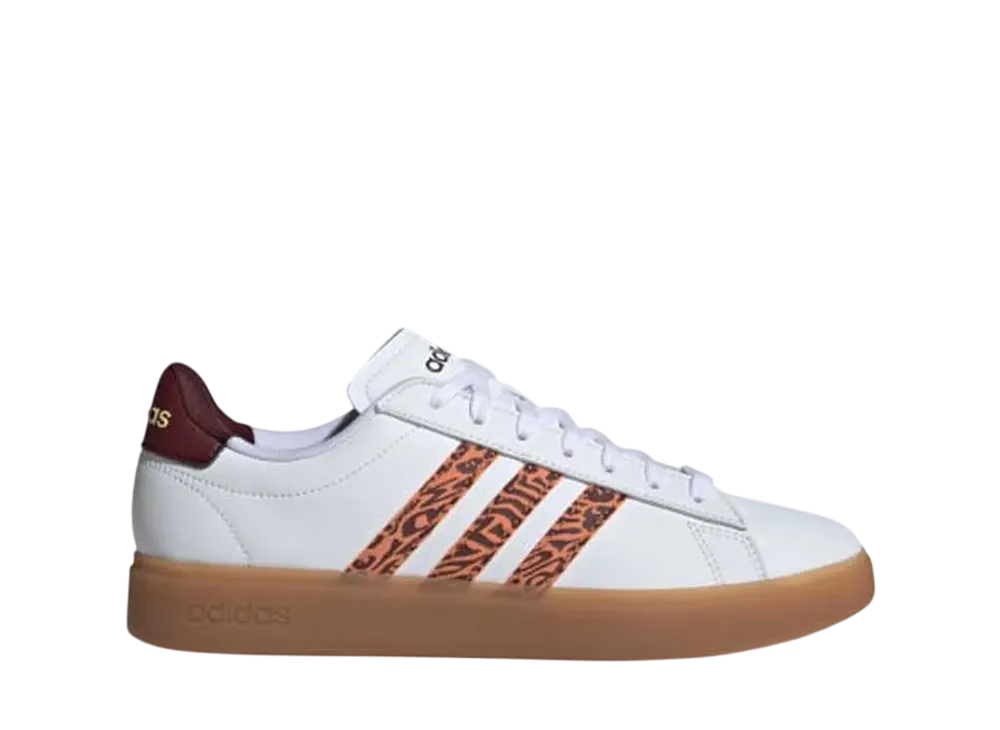 アディダス ウィメンズ グランドコート2.0 "クラウドホワイト/ヘイジーコッパー/ガム"