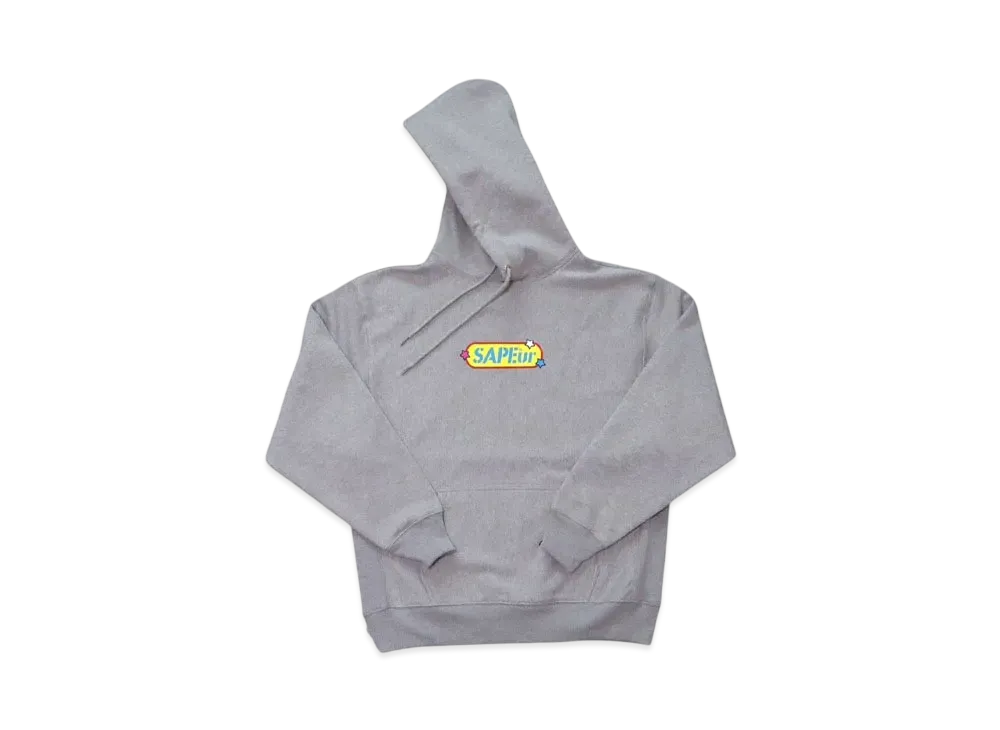 SAPEur Youth 70S Pop Head Hoodie "Gray"