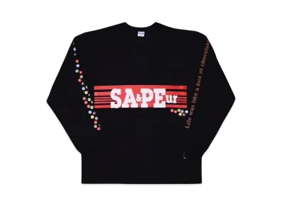 SAPEur Kids Toy Chocolate Long Sleeve L/S Tee "Black"