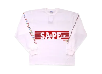 SAPEur Youth Toy Chocolate Long Sleeve L/S Tee "White"