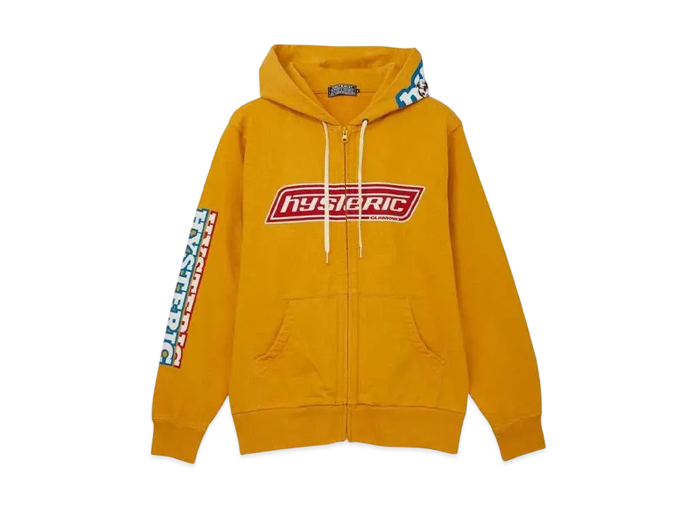 HYSTERIC GLAMOUR HG Box Logos Hoodie "Yellow"