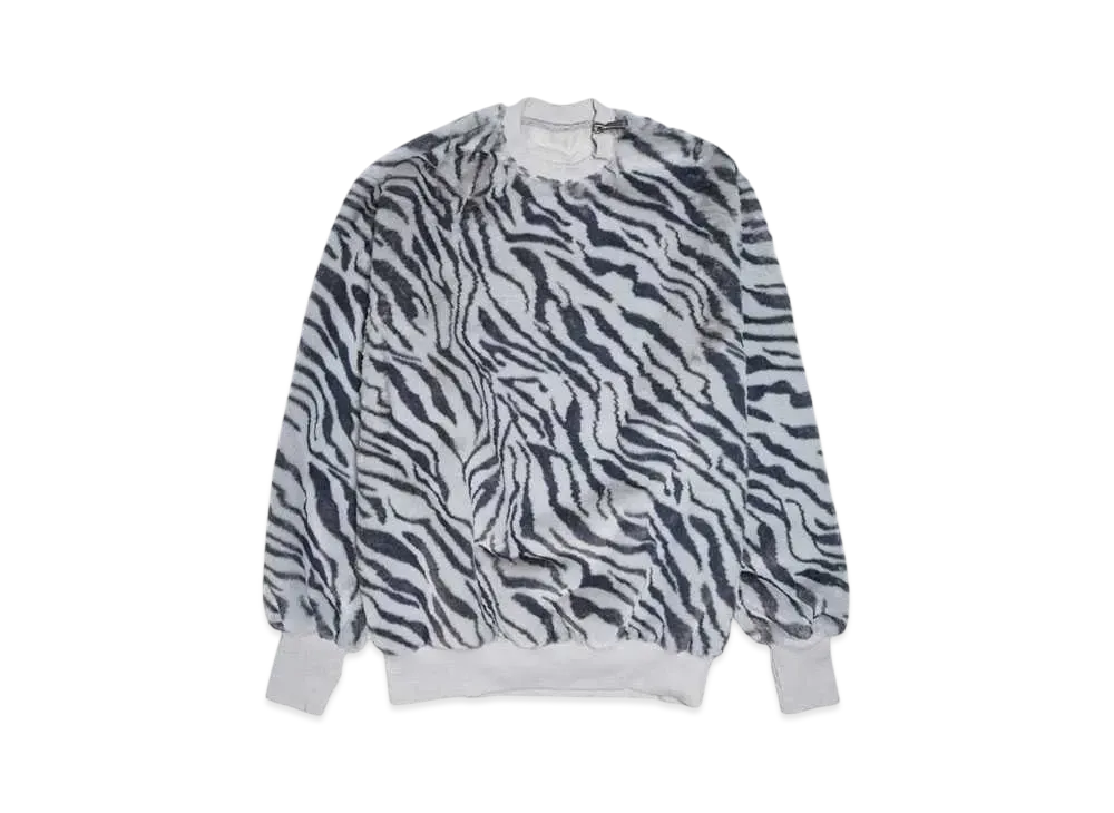 HTH animal fur sweatshirt "GRAY"