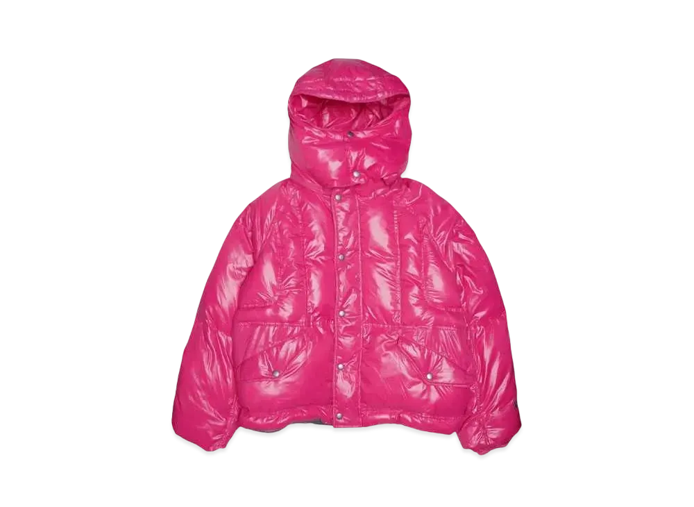 HTH two way puffy JK "PINK x GRAY"