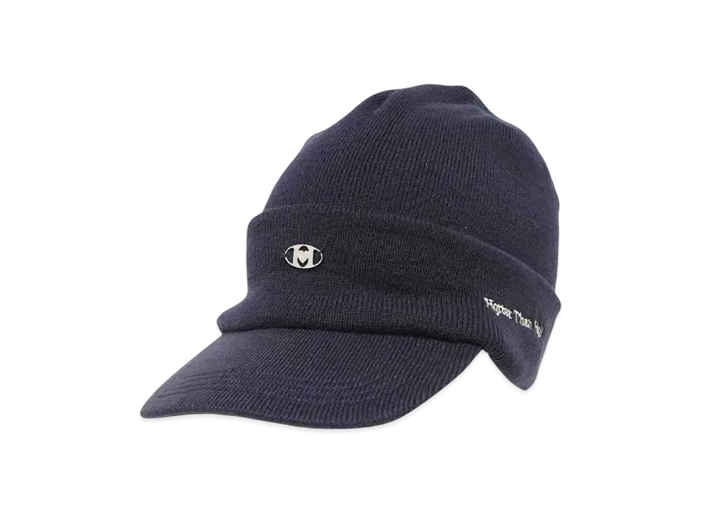 HTH H logo knit cap "NAVY"