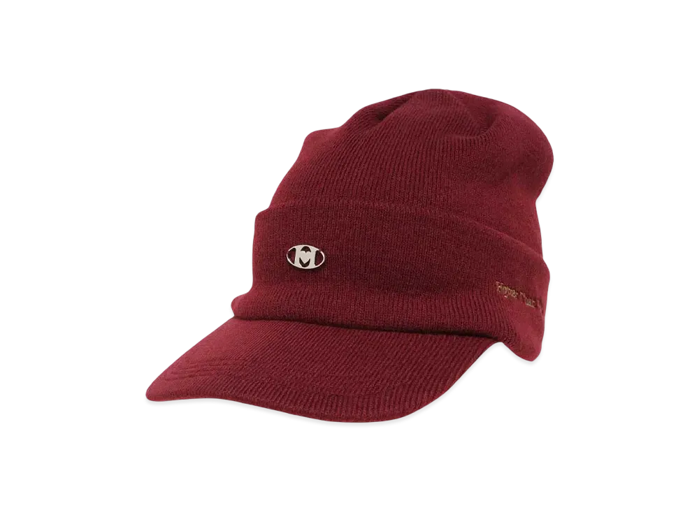 HTH H logo knit cap "RED"