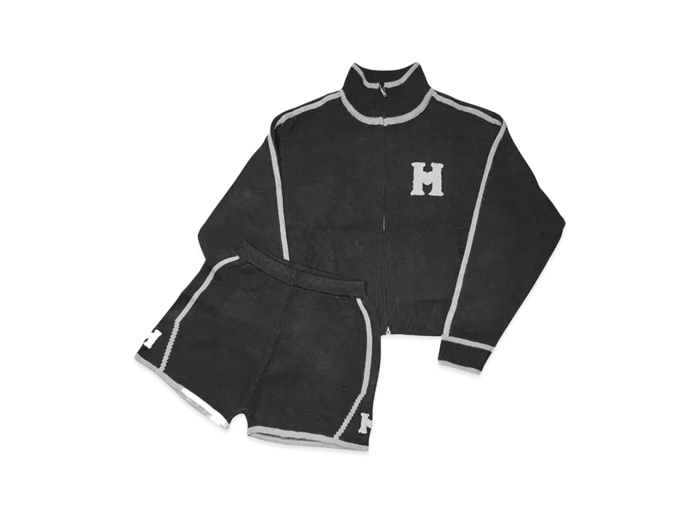 HTH knit track setup "CHARCOAL"