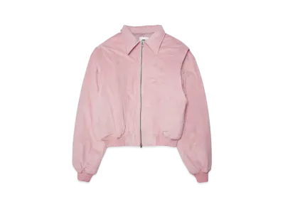 HTH faux suede blouson "PINK"