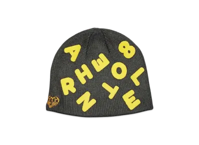 HTH random logo beanie "CHARCOAL"