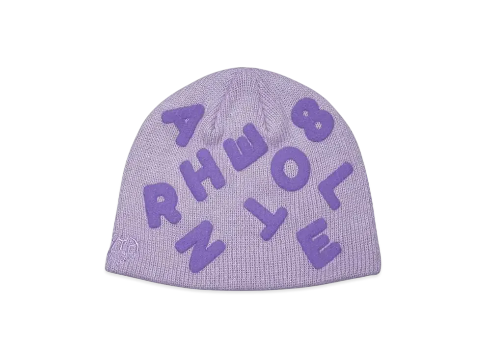 HTH random logo beanie "PURPLE"