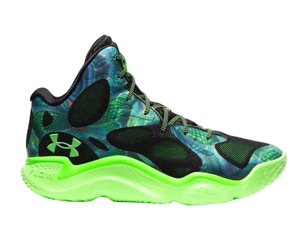 アンダーアーマー カリー スポーン フロトロ "ハイパーグリーン/ブラック"