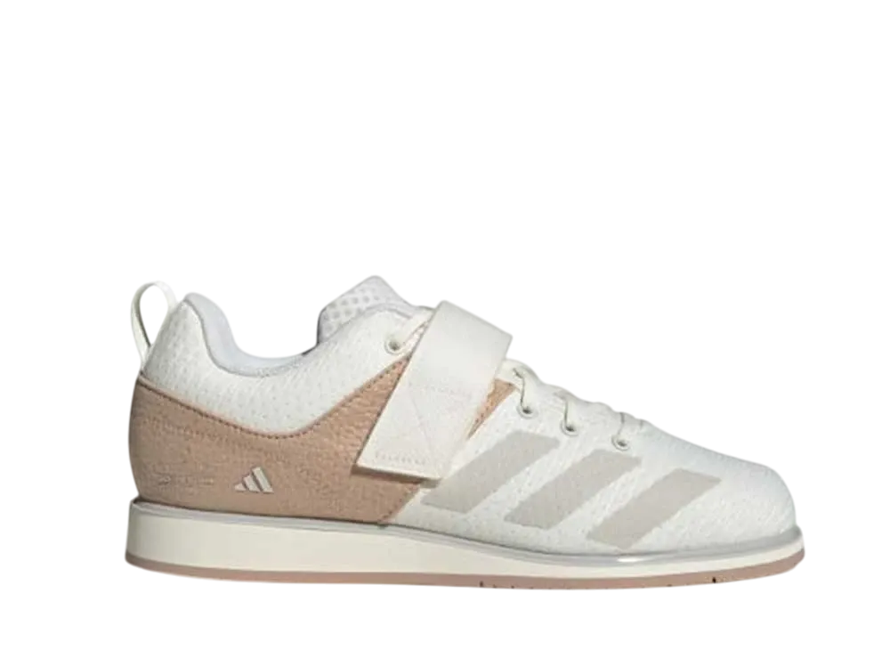 アディダス パワーリフト5 ウエイトリフティング "オフホワイト/ワンダーアルミナ/ウォームサンドストーン"