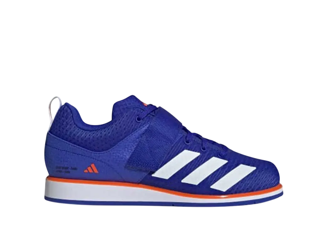 アディダス パワーリフト5 ウエイトリフティング "ルシッドブルー/クラウドホワイト/インパクトオレンジ"