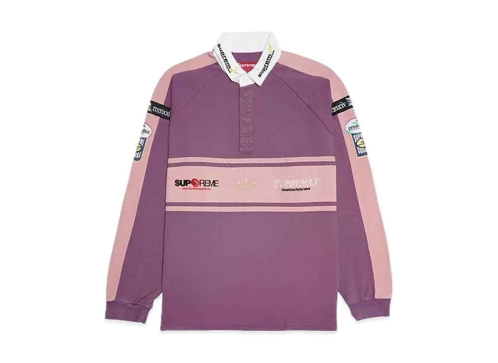 Supreme Chest Stripe Rugby "Purple"