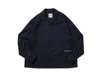 VAULTROOM Open Collar Shirt "Dark Navy"