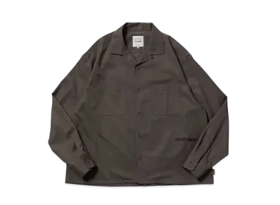 VAULTROOM Open Collar Shirt "Khaki"