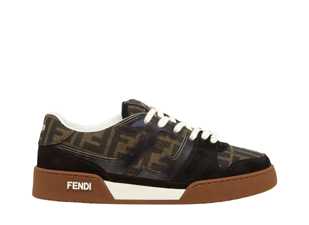 【国内発送】FENDI マッチ スニーカー FENDI (フェンディ) レザー フェンディ マッチ ロートップ