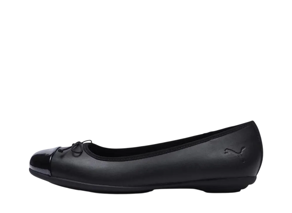 プーマ ウィメンズ ヨンギ フラット リボン "ブラック/ゴールド"