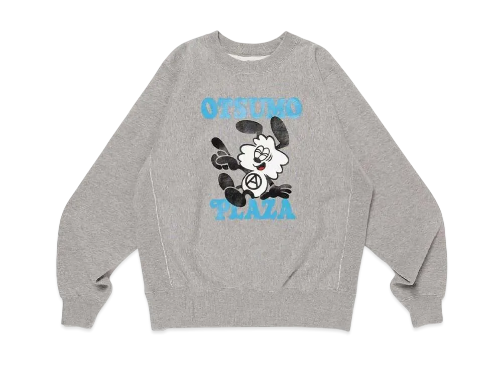 VERDY OTSUMO PLAZA Crew Neck Sweat Shirt "Gray"