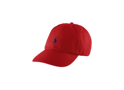 Polo Ralph Lauren Cotton Chino Baseball Cap "Red"