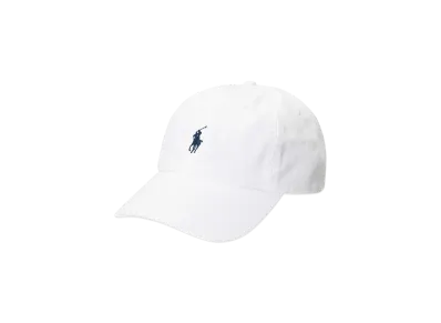 Polo Ralph Lauren Cotton Chino Baseball Cap "White"