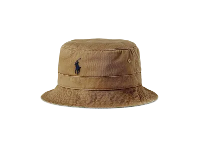 Polo Ralph Lauren Cotton Bucket Hat "Brown"