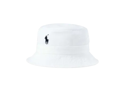 Polo Ralph Lauren Cotton Bucket Hat "White"