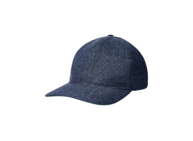 Polo Ralph Lauren Linen Blend Herringbone Ball Cap "Navy"