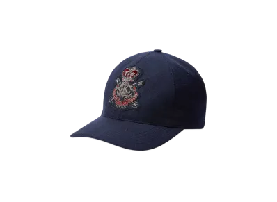 Polo Ralph Lauren Bullion Wool Flannel Ball Cap "Navy"