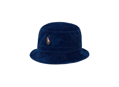 Polo Ralph Lauren Corduroy Bucket Hat "Blue"