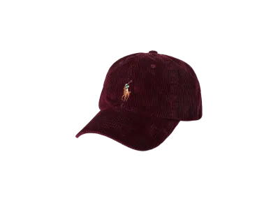 Polo Ralph Lauren Corduroy Ball Cap "Red"